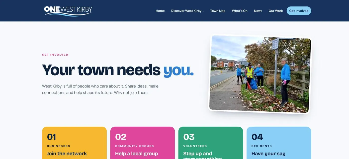 One West Kirby Get Involved page: Your town needs you